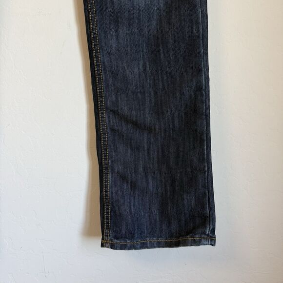Buffalo David Bitton Jeans Mens 34x30 Dark Blue Relaxed Straight Driven Denim - Picture 3 of 7
